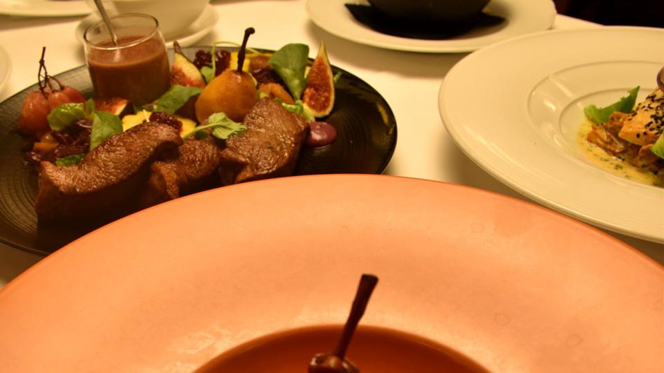Le Menu Signature servi en salle
