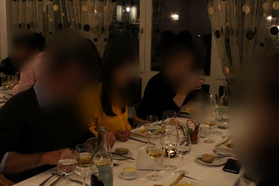 Une tablée un soir de fête